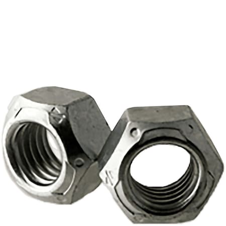 Lock Nut, 7/8-9, Steel, Grade C, Zinc Plated, 0.823 In Ht, 25 PK
